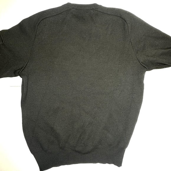 MEN'S SWEATER -‎ SIZE MEDIUM. BLACK. LONG SLEEVE. UNIQUE - Picture 6 of 6